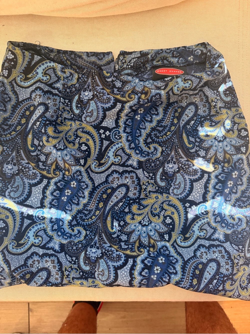 Vintage Y2K Exact Change Paisley Skirt